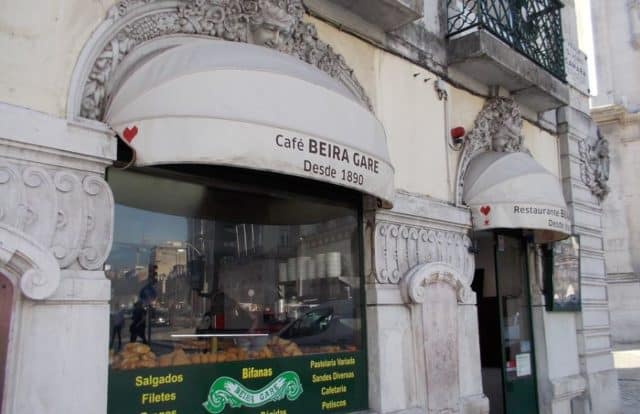 cafe Beira gare Lisbonne street food