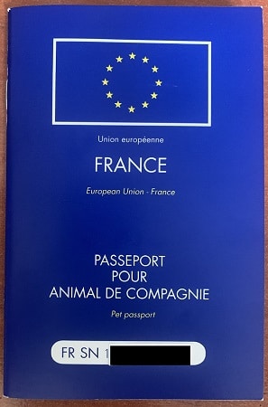 Passeport animal compagnie lisbonne